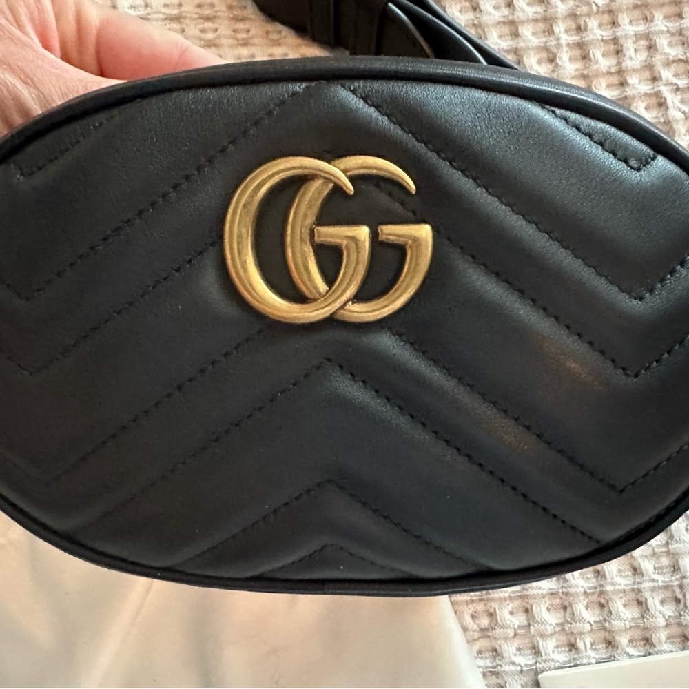 NWT Authentic Gucci Marmont Belt Bag - Picture 2 of 4